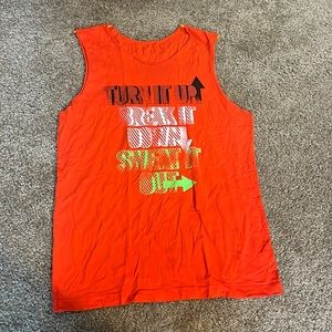 Zumba “Turn It Up” Muscle Tee M fits more like Large